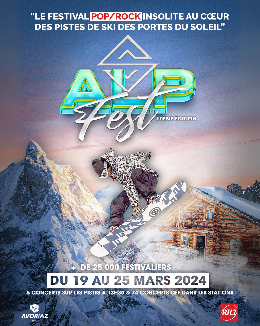 Affiche fictive Alp Festival Ologgo